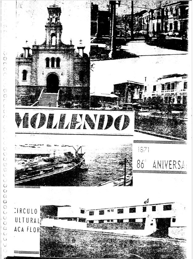 Mollendo 86° Aniversario 1871 Circulo Cultural Baca Flor