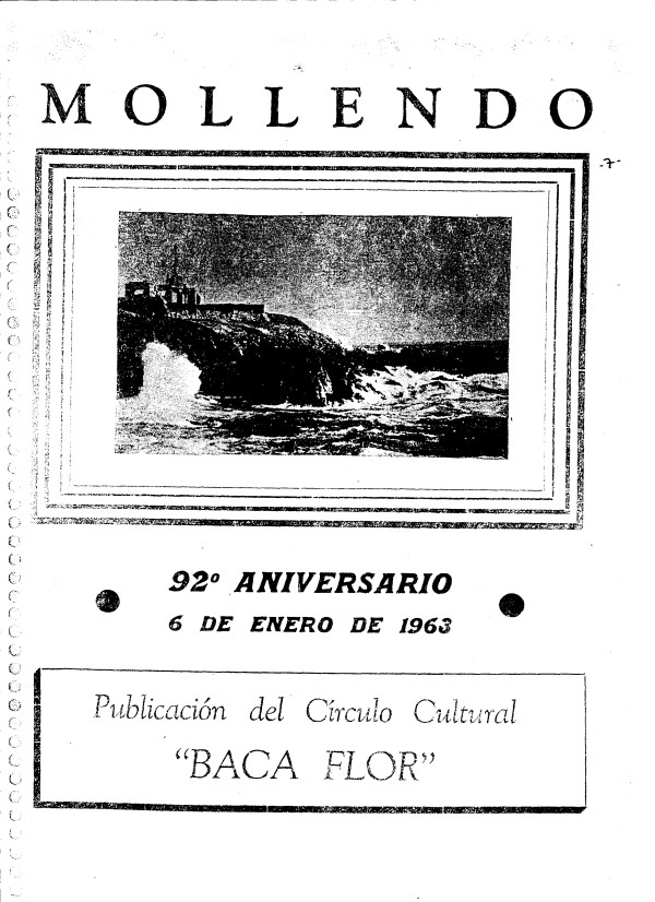Mollendo 92° Aniversario 6 de Enero de 1963