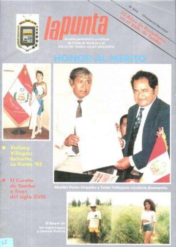 Anuario Periodístico y cultural de Punta de Bombón y el valle de Tambo Islay - Arequipa 25