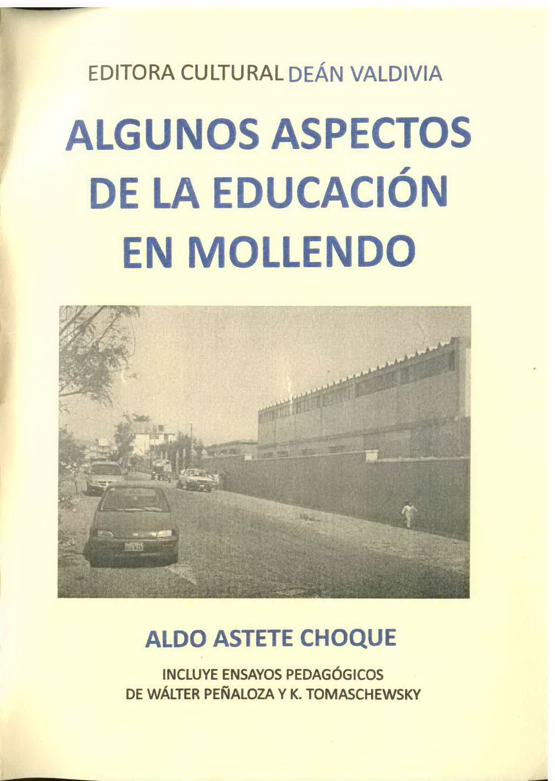 Algunos aspectos de la educación en Mollendo