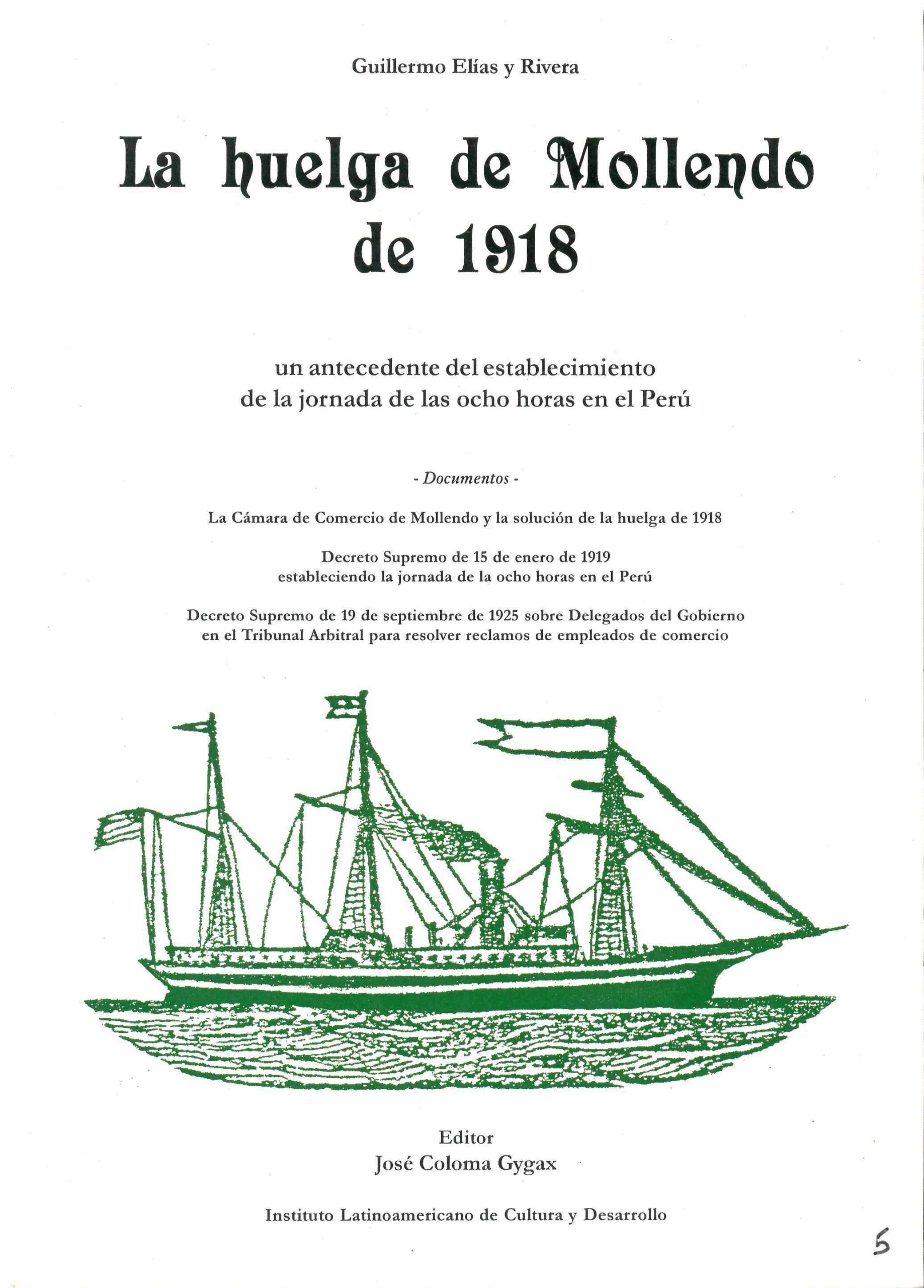 La huelga de Mollendo de 1918