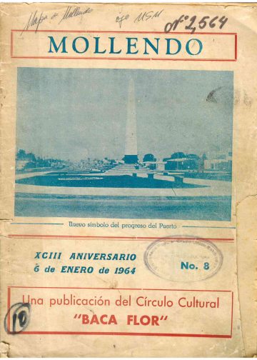 Mollendo nuestro simbolo del progreso del puerto 1964 N°8