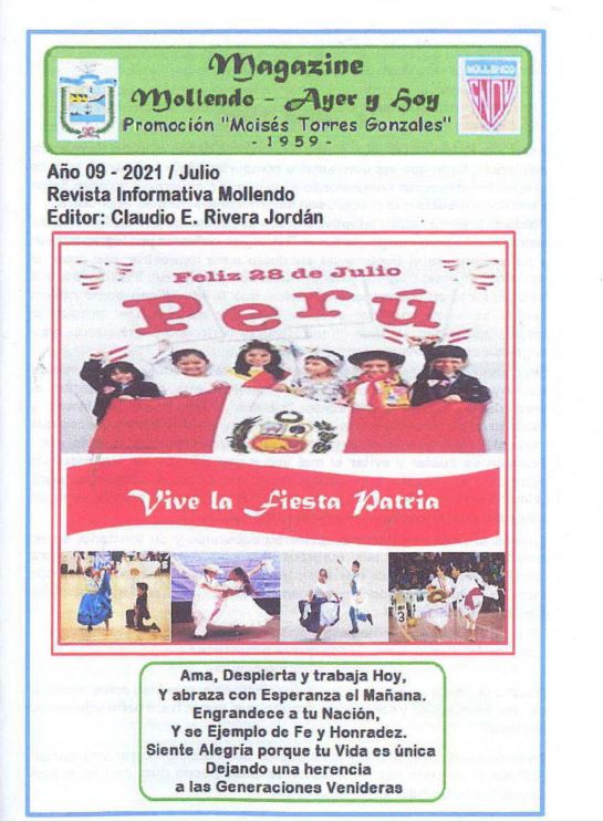 Magazine mollendo ayer y hoy julio