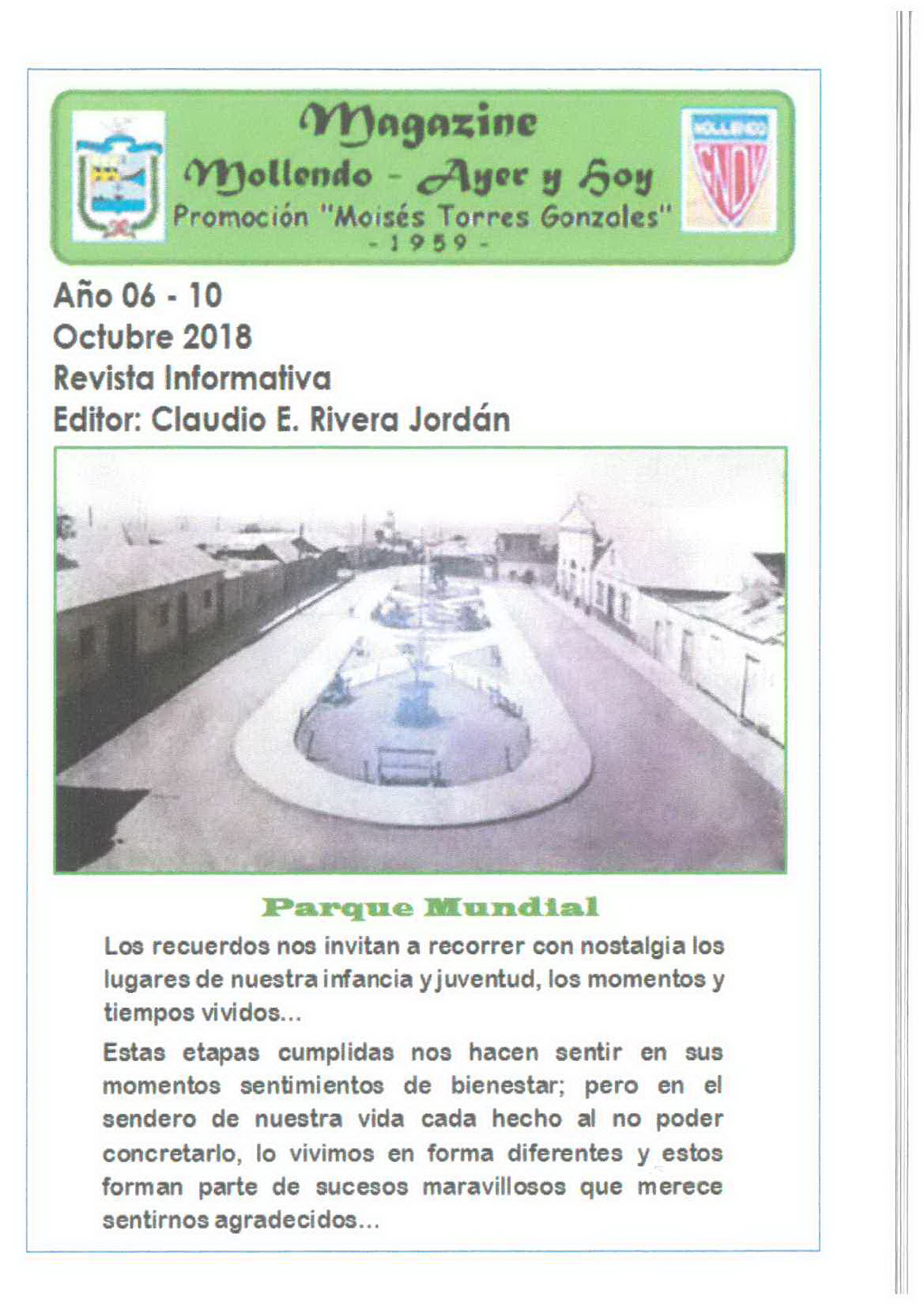 Magazine - Mollendo Ayer y Hoy 10-2018