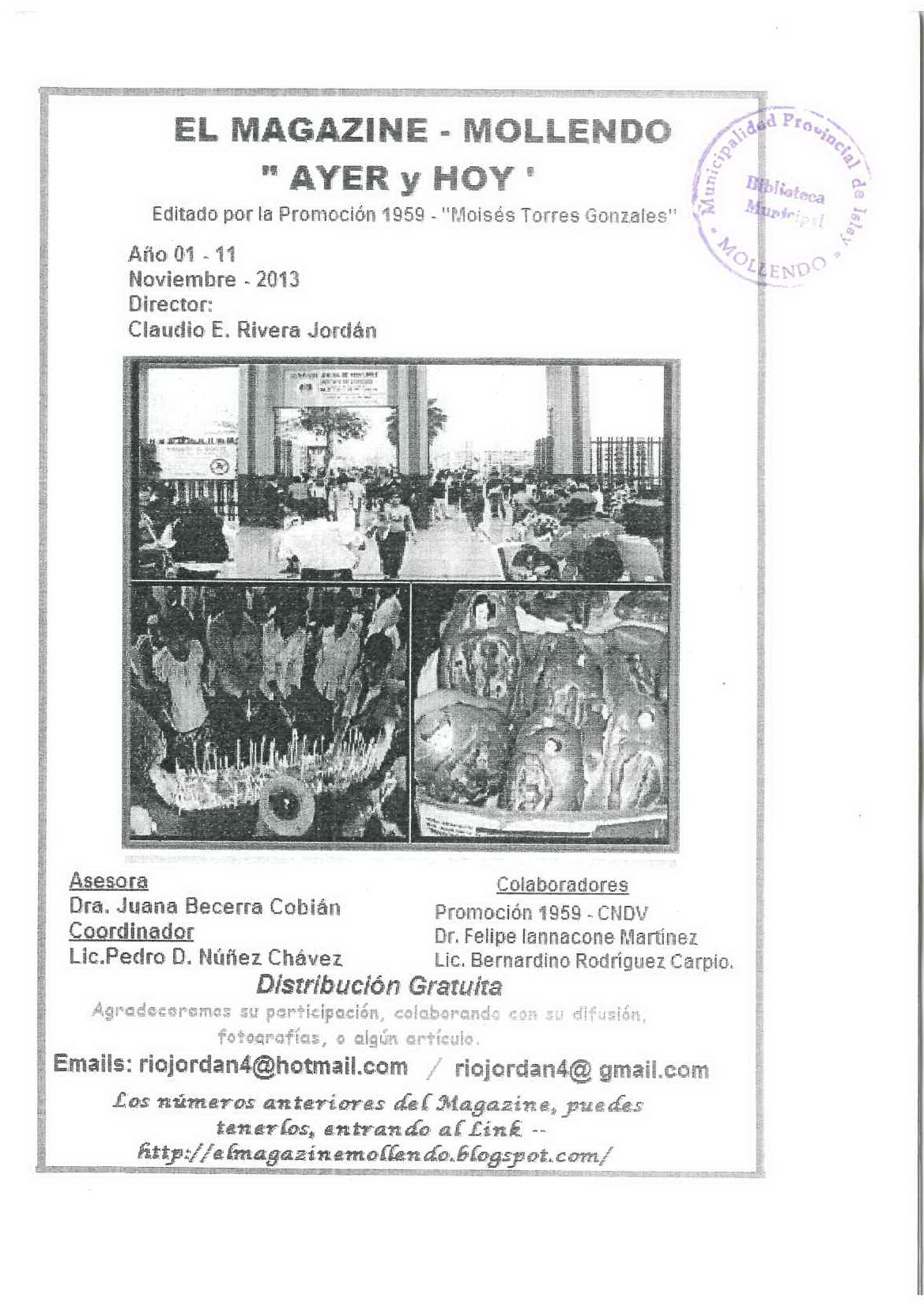 Magazine - Mollendo Ayer y Hoy 11-2013