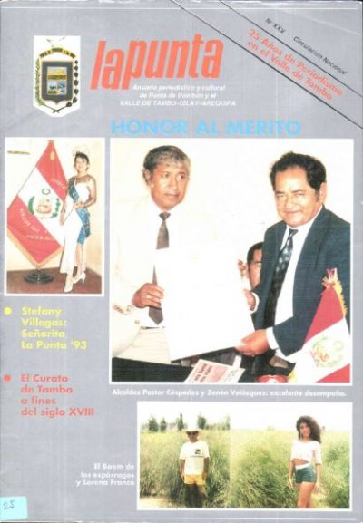 Anuario Periodístico y cultural de Punta de Bombón y el valle de Tambo Islay - Arequipa 25