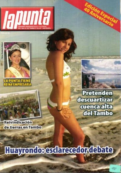 Anuario Periodístico y cultural de Punta de Bombon y el valle de Tambo Islay - Arequipa 40
